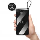 Wireless Power Bank Waterproof Full Screen Portable 30000 MAh Dual USB_1